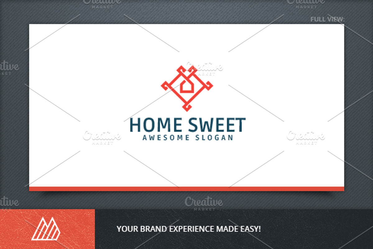 Home Sweet Logo Template, a Branding & Logo Template by Mantas Bac (Photo 2 of 4)