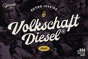 Volkschaft, a Script Font by RKS-Studio (Thumbnail 2 of 9)