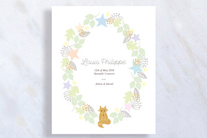 Sweet Baby Announcement Card