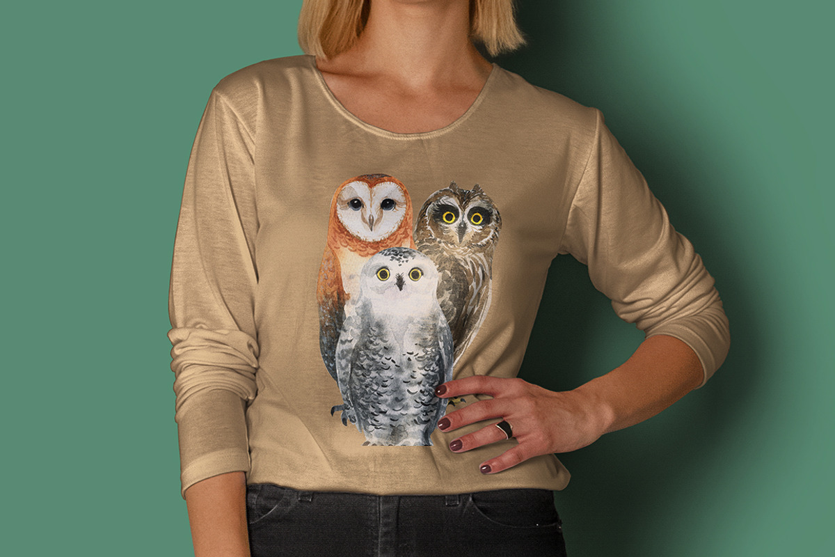 OWLS-watercolor illustrations, an Animal Illustration by KatBranchArt (Photo 4 of 5)