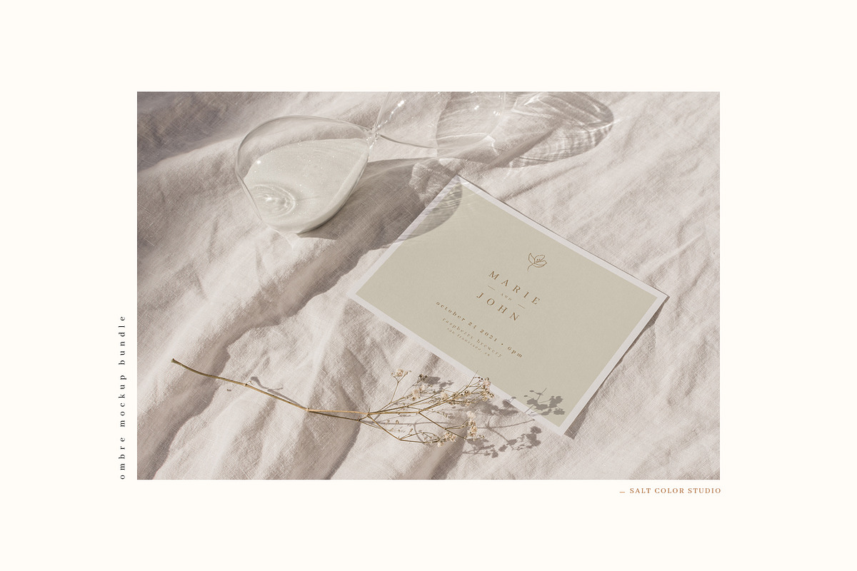 Ombre - Frame and Stationery Mockups, a Household Mockup by Salt Color Studio (Photo 2 of 12)