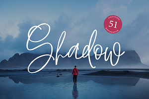 SHADOW SCRIPT, a Handwritten Font by supfonts