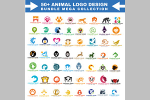 Mega Collection of 50+ Animal Logos, a Branding & Logo Template by ArmanHossen75