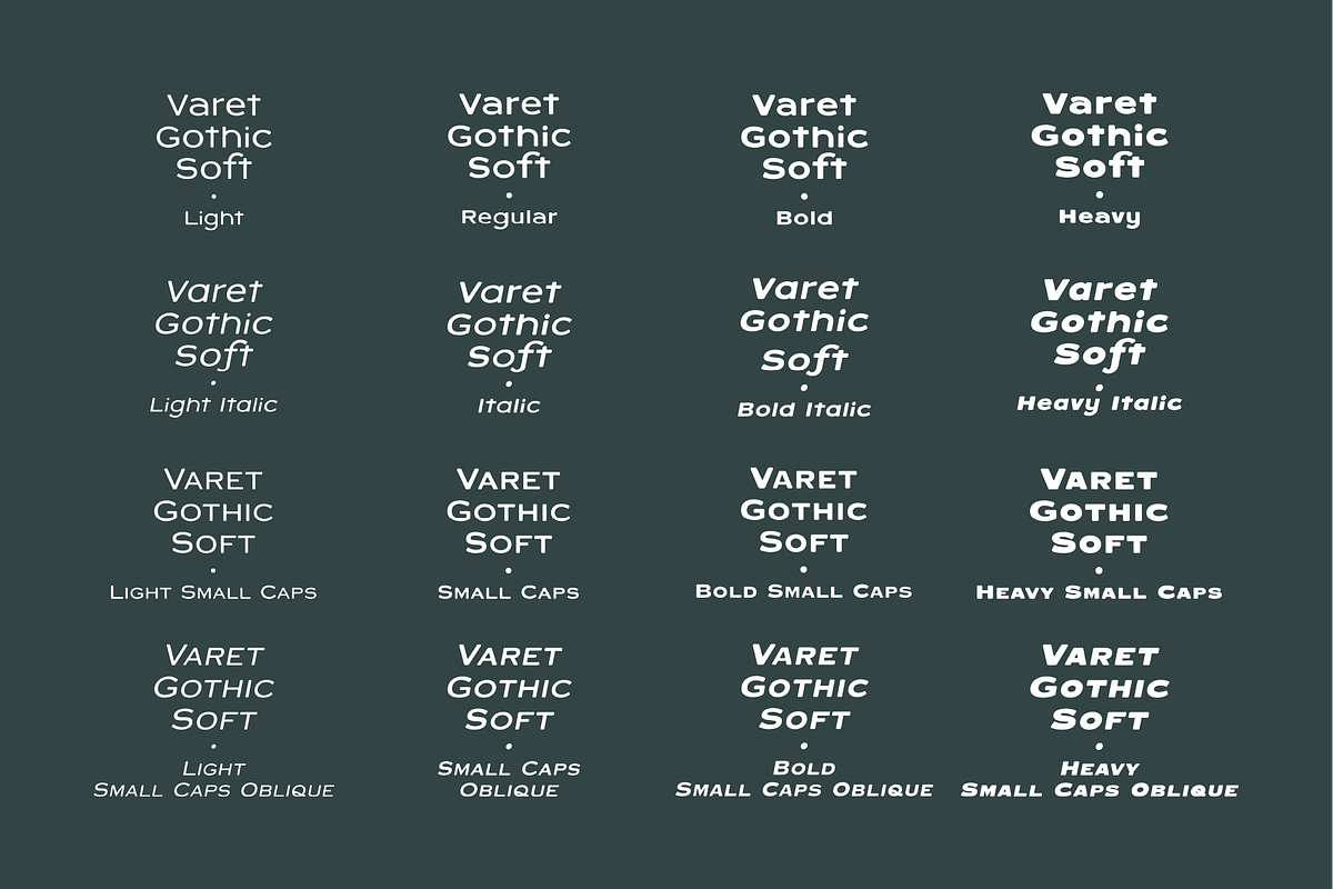 Varet Gothic Soft, a Sans Serif Font by Elyas Beria Studio (Photo 10 of 12)