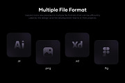Iceland — Frosted Glass Icon Set, a Duotone Icon by Uniko Studio (Thumbnail 6 of 9)