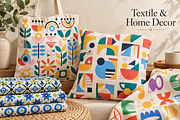 Ethnic Floral & Geometric Ornaments, a Decorative Illustration by Anna Studio (Thumbnail 8 of 12)