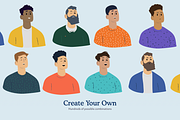 Male Character Generator, a Person Illustration by Craftrick (Thumbnail 2 of 5)