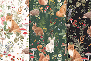 Forest Watercolor Pattern, a Pattern Graphic by Lembrik's Artworks (Thumbnail 2 of 4)