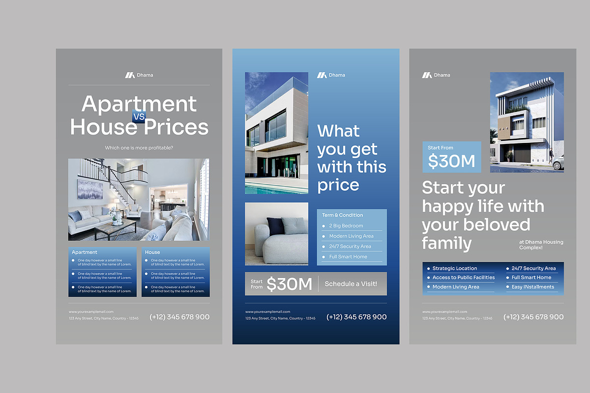 DHAMA | Real Estate Instagram Story, a Social Media Template by Neermana (Photo 2 of 4)