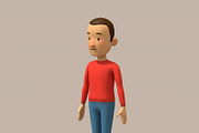cartoon man, a Characters & Person 3D Model by Tartino 3D models (Thumbnail 5 of 9)