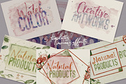 SALE The Ultimate Watercolor Creator, a Brushes & More by Cruzine (Thumbnail 11 of 42)