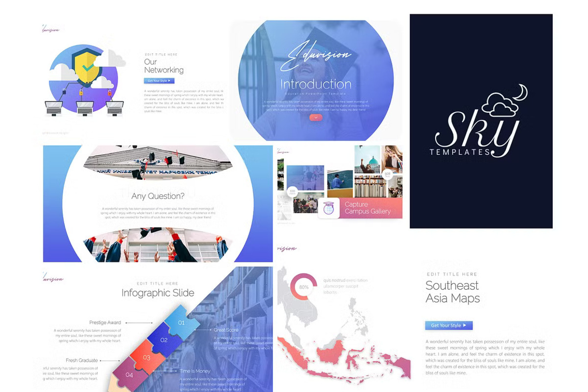Education Powerpoint Template, a Presentation Template by GearShift (Photo 4 of 4)