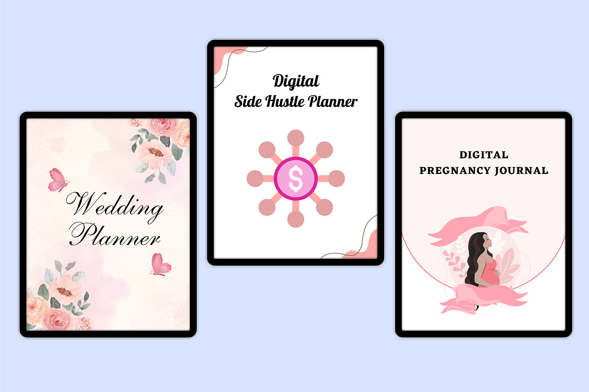 Mega Hyperlinked Digital Bundle, a Stationery Template by Shumaya (Photo 4 of 5)