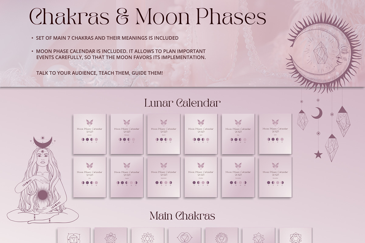 Purple Spiritual Instagram Posts, a Social Media Template by Under My Cozy Roof (Photo 4 of 11)