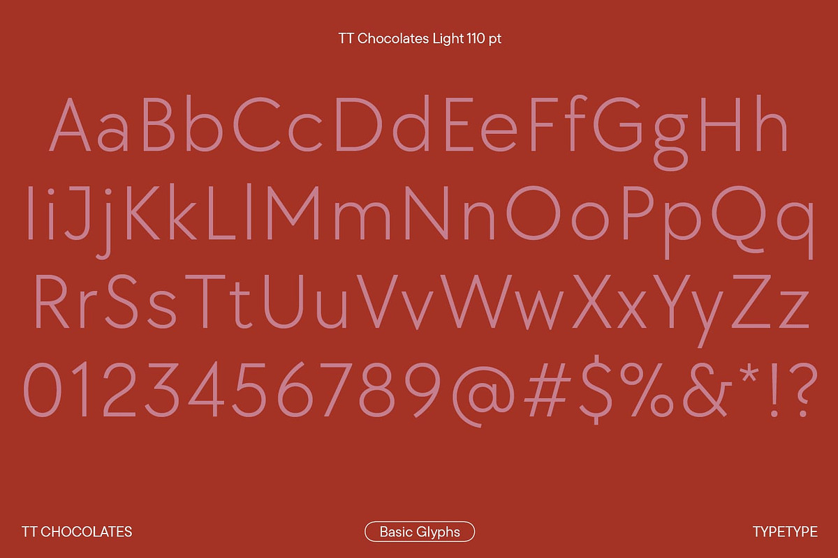 TT Chocolates, a Sans Serif Font by TypeType (Photo 7 of 11)