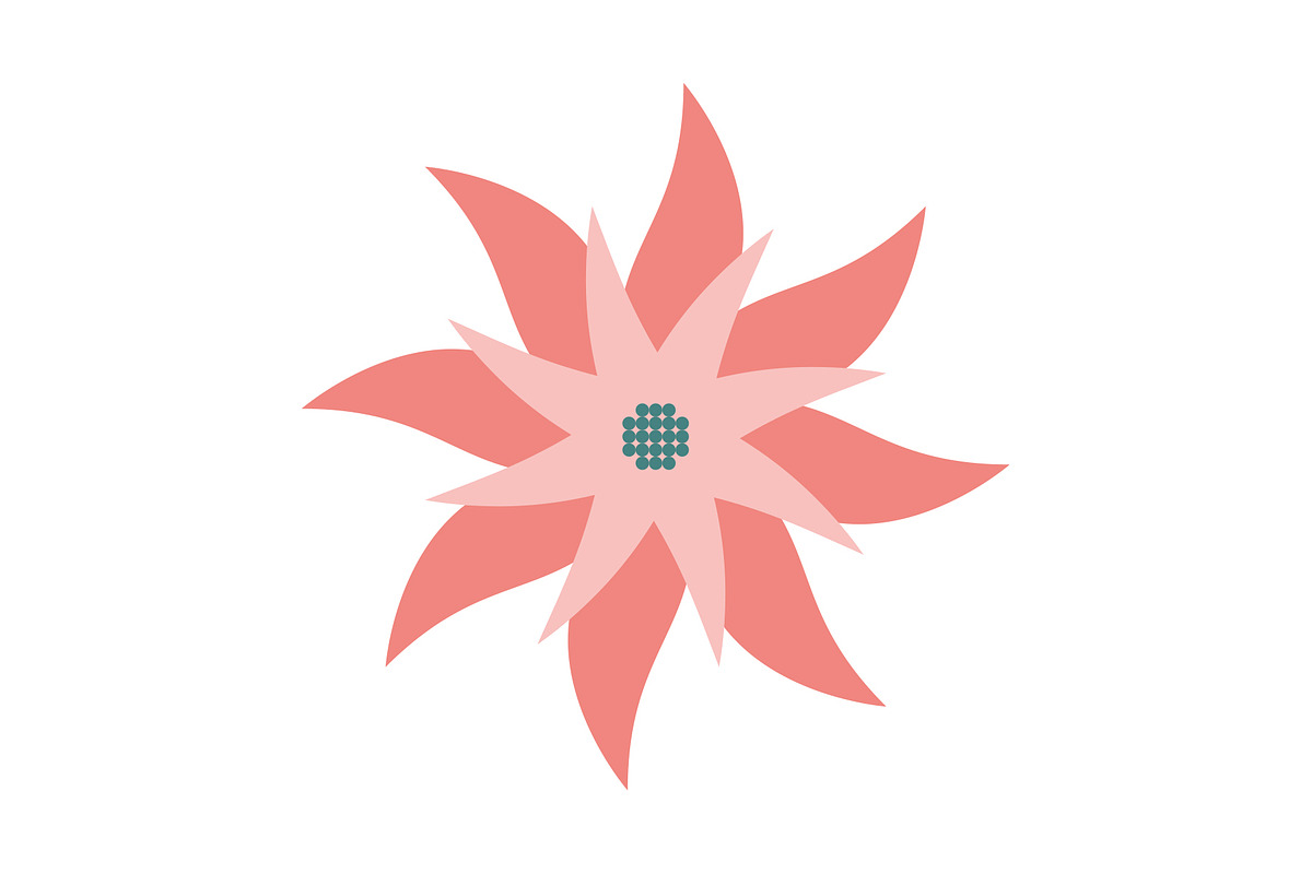 Geometric Flowers, an Object Graphic by Kessens (Photo 4 of 4)