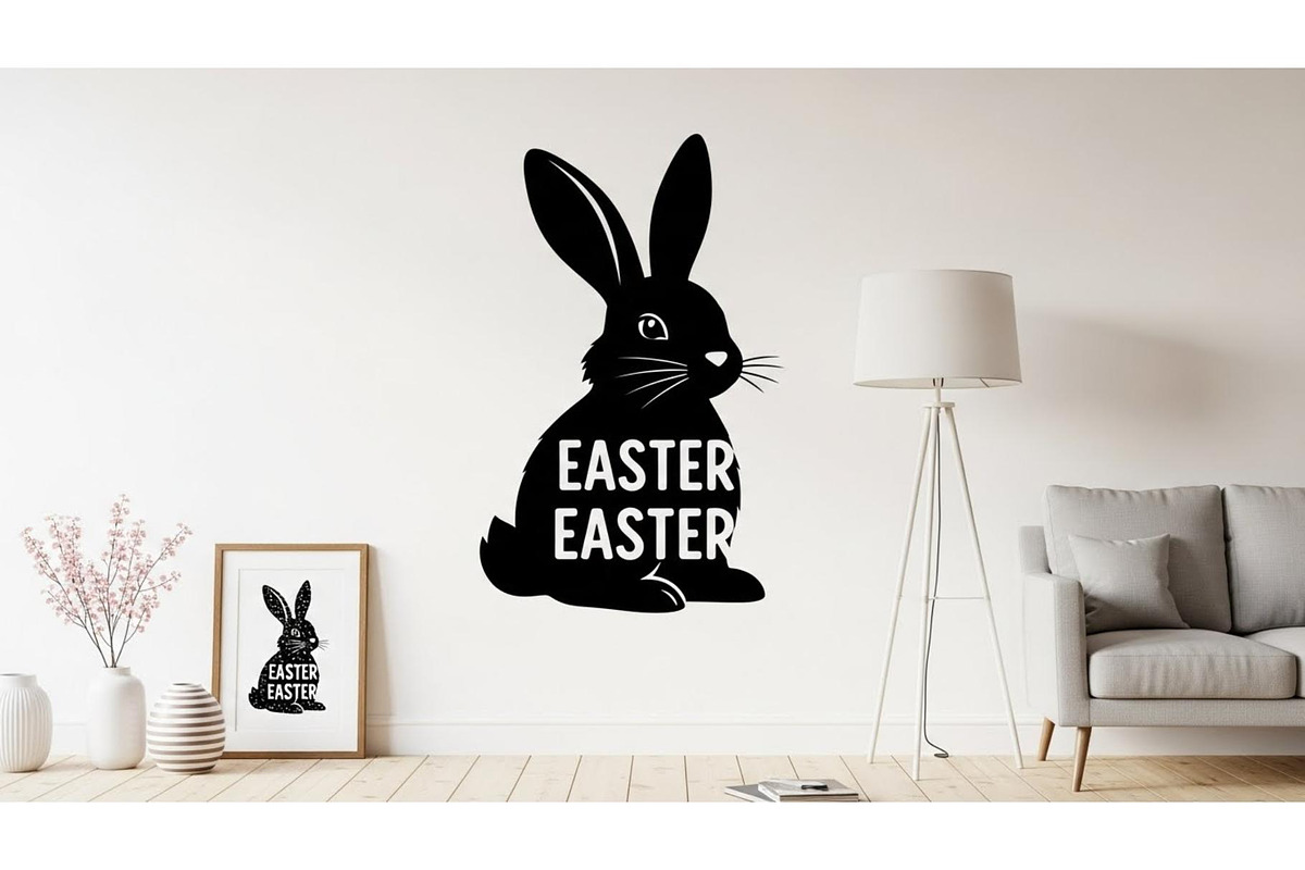 Cute Easter Bunny Silhouette bundle, an Illustration by Artivon (Photo 21 of 51)