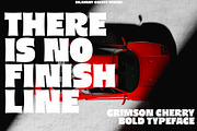 Crimson Cherry bold typeface, a Sans Serif Font by BilberryCreates (Thumbnail 15 of 16)