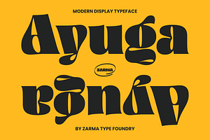 Ayuga - Psychedelic Font