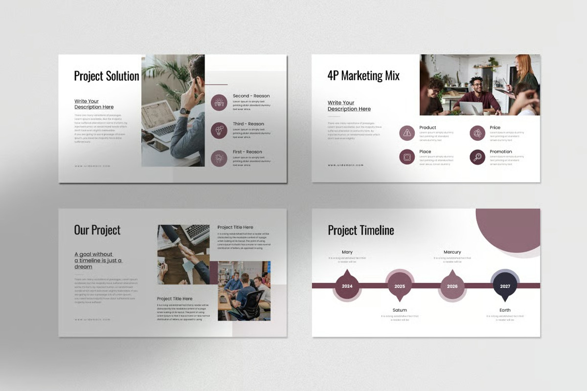 Creative Project Proposal Template, a Presentation Template by Fit-tee (Photo 5 of 6)