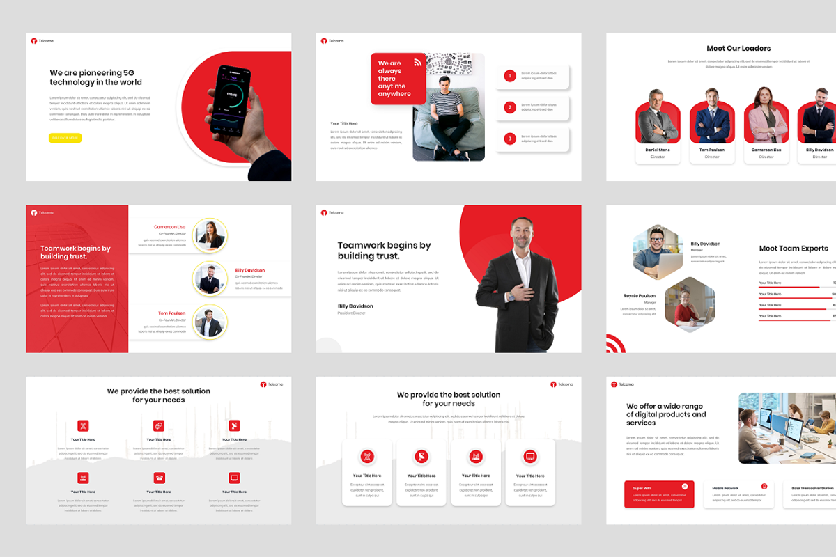 Telcoma - Communication Keynote, a Presentation Template by Biwarastudio (Photo 3 of 5)