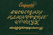 Caqualta Script for Food & Branding, a Script Font by ilhamtaro (Thumbnail 7 of 10)
