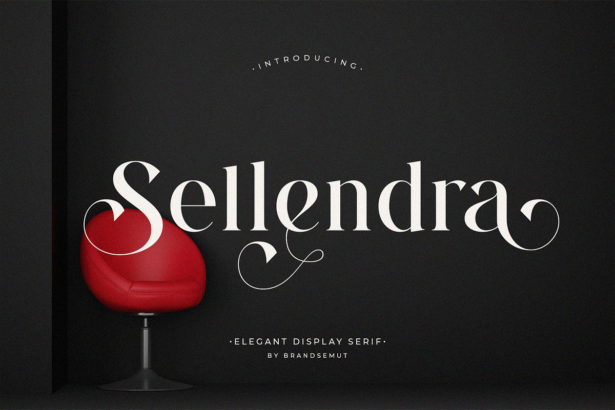 Sellendra – Elegant Display Serif, a Serif Font by BrandSemut (Photo 1 of 10)