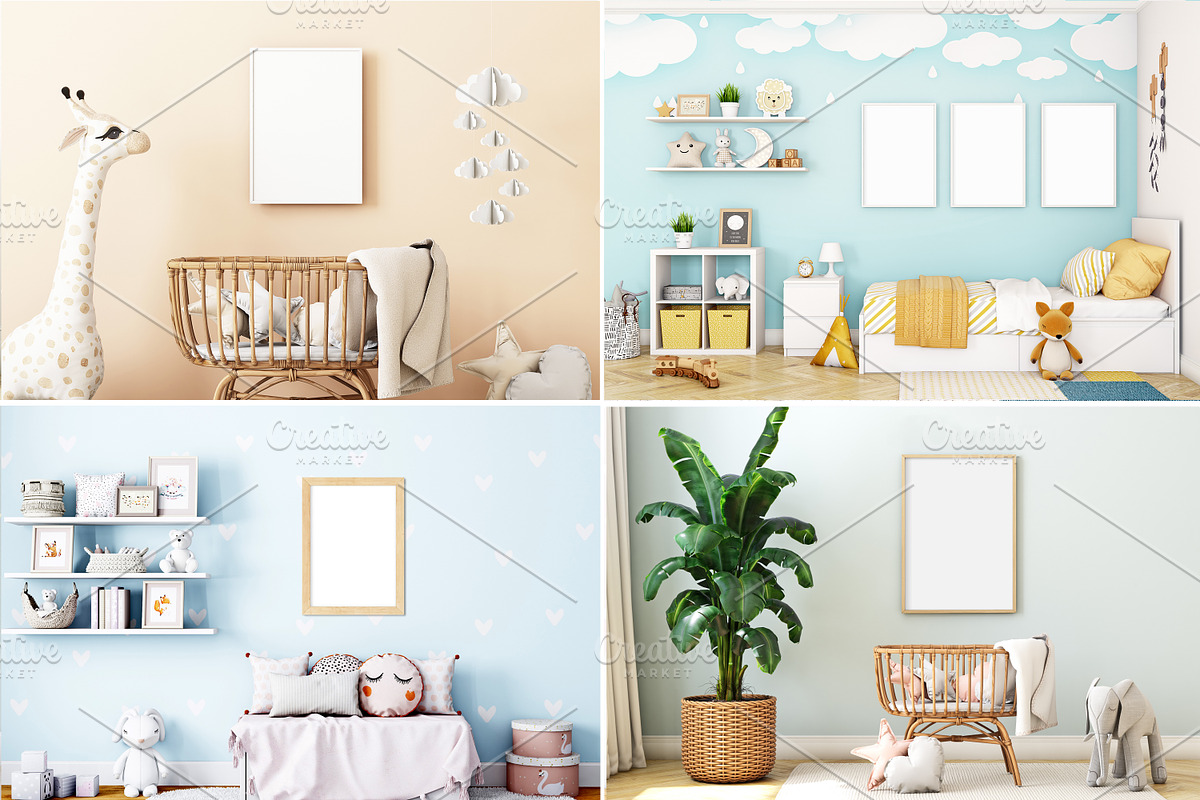Kids Room Mockups - 51, a Print Template by Mockup Shop (Photo 4 of 6)
