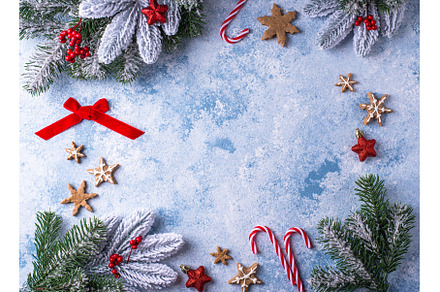 Christmas festive background with, a Holiday Photo by Yulia Furman