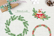 Cute cows. Watercolor Christmas set, an Object Graphic by JuliaBadeeva (Thumbnail 4 of 8)