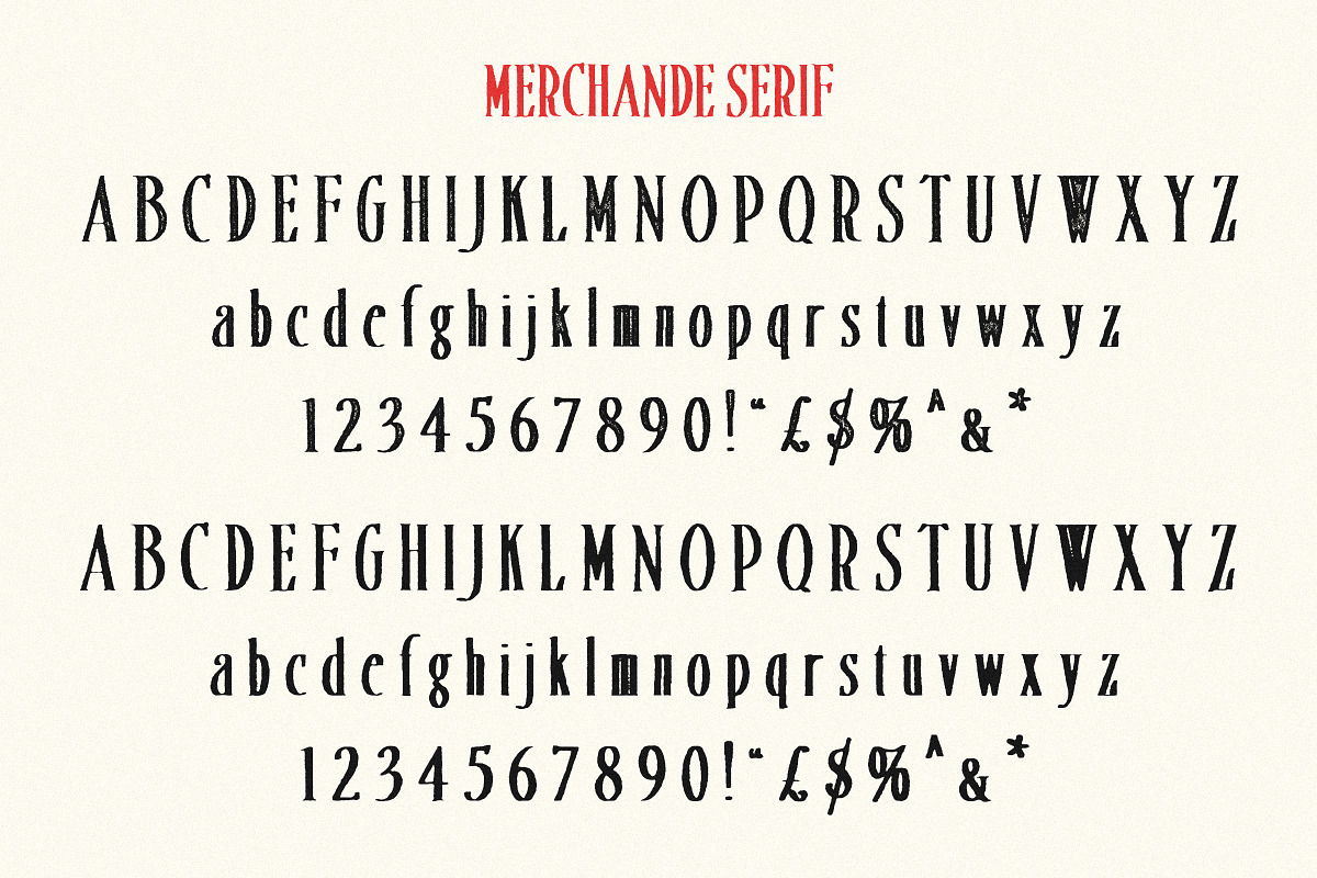 Merchande Print and Rough Trio, a Font by Tom Chalky (Photo 12 of 13)