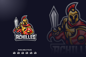 Achilles Esport Logo Template