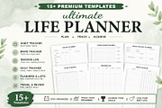 Planner Bundle Pack || Life Planner, a Stationery Template by Design Zone (Thumbnail 1 of 4)