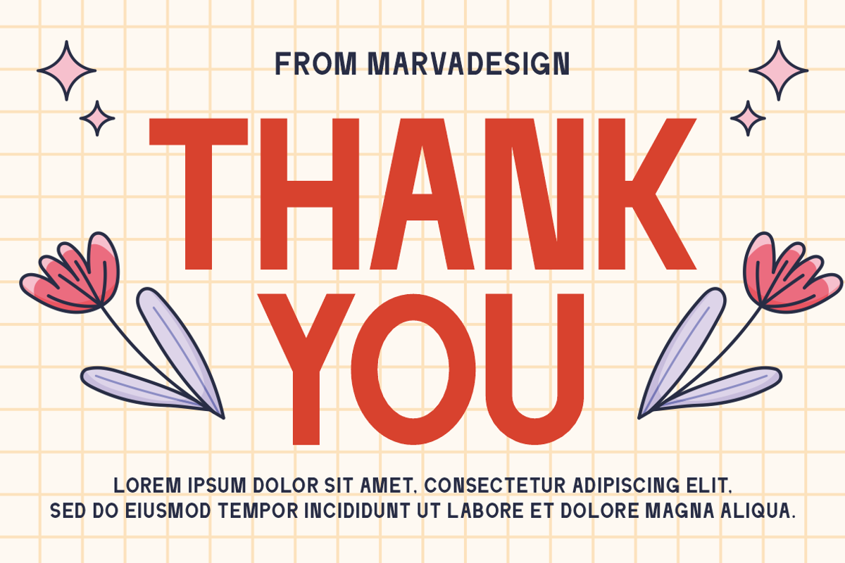 Ralokun - Retro Sans Serif Font, a Sans Serif Font by Marvadesign (Photo 7 of 7)