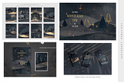 Galaxy & Landscape Modern Bundle, a Background Graphic by by creative paper (Thumbnail 13 of 14)