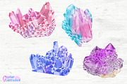 Natural Gemstones Watercolor, an Illustration by Gaynor Carradice Designs (Thumbnail 2 of 4)