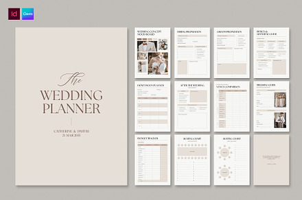 Wedding Planner Template, a Stationery Template by BrandPacks