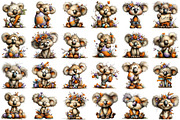 Whimsical Easter Koala Clipart, an Illustration by designcity5 (Thumbnail 2 of 5)