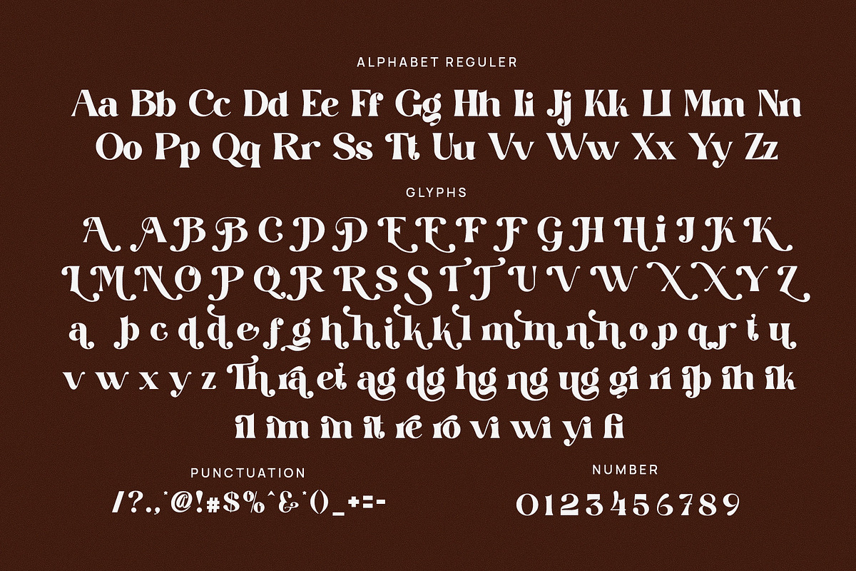 Thoine Bilora Modern Ligature Serif, a Serif Font by Perfectype (Photo 8 of 8)