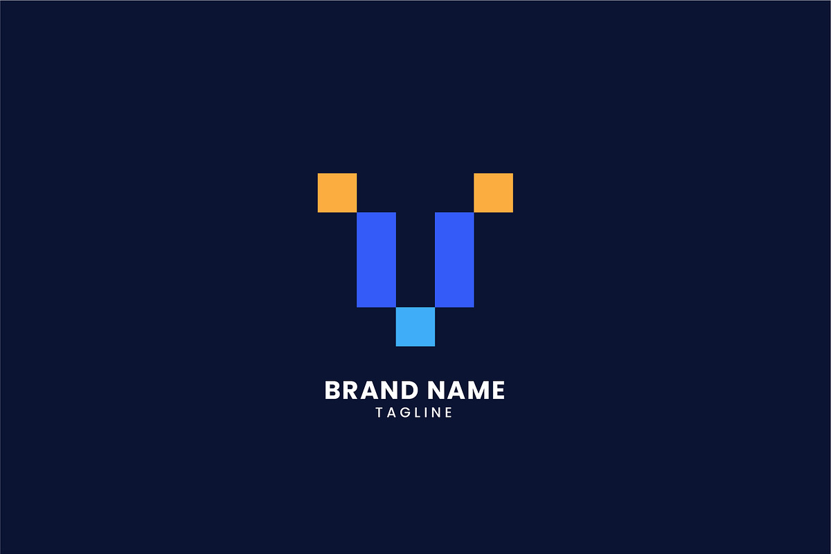 Monogram Letter TV Logo, a Branding & Logo Template by okkydianpra (Photo 1 of 3)
