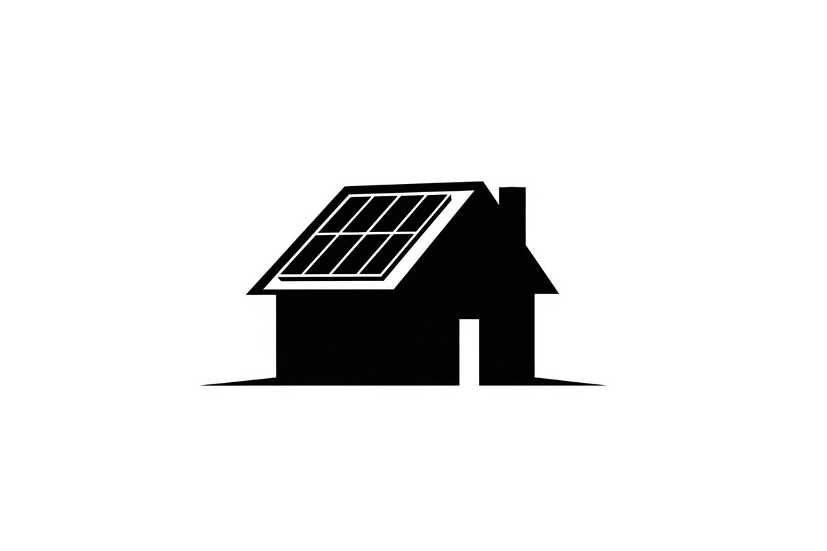 Solar Powered Home Silhouette Set, a Graphic by Designer_Momina (Photo 5 of 14)