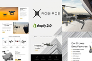 Robirds Drone Product Shopify Theme, a Shopify Template by ThemesRain (Thumbnail 3 of 3)