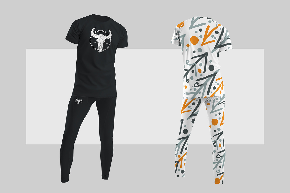 Mockups T-Shirt and Underwear Pants, a Shirt Mockup by Grow Design Craft Studio (Photo 6 of 10)