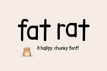 Fat Rat Chunky Font