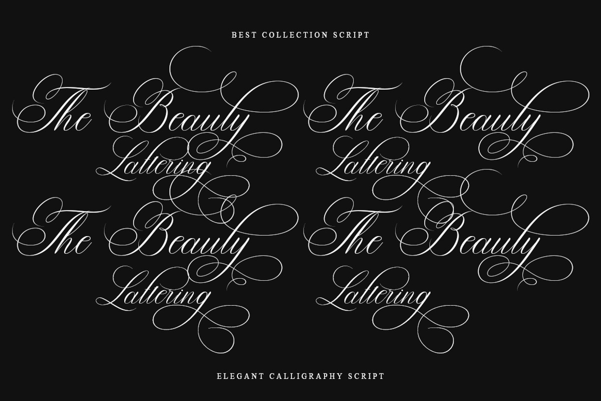 Mellintina Calligraphy, a Script Font by IM Studio (Photo 4 of 6)