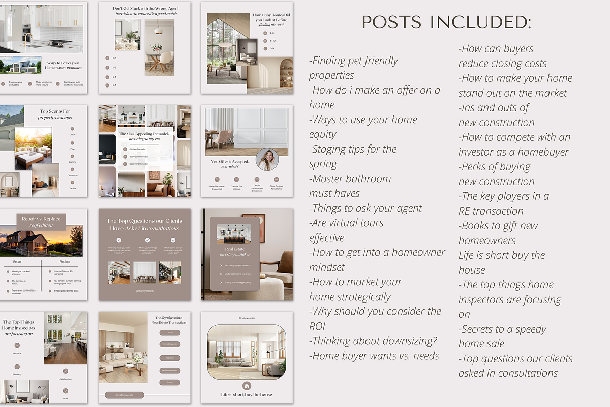 April Real Estate Posts with Caption, a Social Media Template by Marketing Templates Co. (Photo 11 of 18)