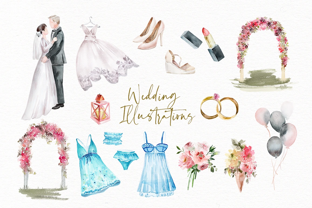 Italian Summer Watercolor Bundle, an Illustration by Karma (Photo 9 of 37)