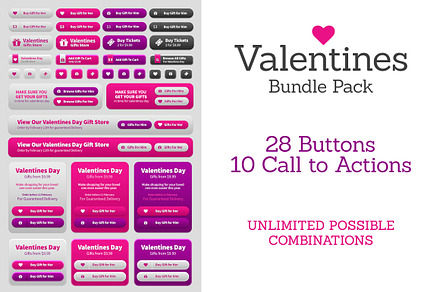 Valentines Day UI Bundle Pack