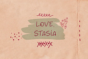 Some Love Font Duo & Doodles, a Script Font by CallMeStasia (Thumbnail 9 of 13)