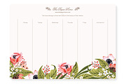 Flower Planning, a Stationery Template by AnzhelikaGerman (Thumbnail 2 of 4)